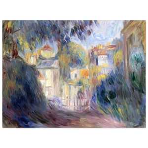 PierreAuguste Renoir  Landscape with Red Roofs Aluminum Print
