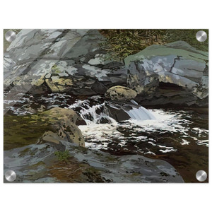 Neil Welliver  Cascade  1974 Acrylic Print