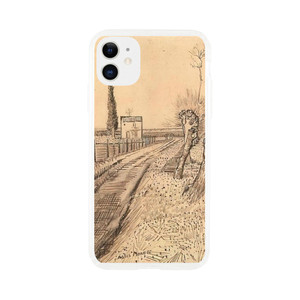 Vincent van Gogh - Landscape with Path and Pollard Trees Clear case