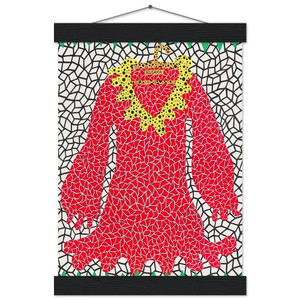 Yayoi Kusama  DRESS 1982 Museum-Quality Matte Paper Poster with Hanger