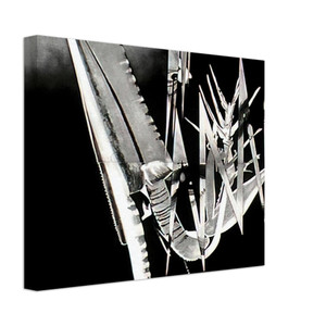 James Rosenquist  The Prickly Dark Canvas