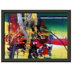 Gerhard Richter  STATION Premium Metal Framed Art Print / Poster