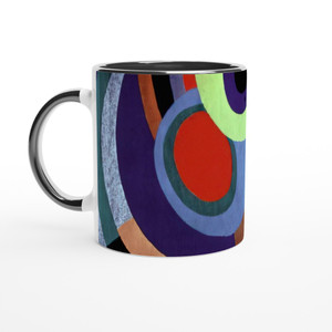 Sonia Delaunay - ICARUS Ceramic Mug with Color Inside