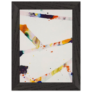 Sam Francis  From Tokyo 3 Premium Wooden Framed Art Print / Poster