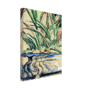 Paul Cezanne  Blue Flowerpot Canvas