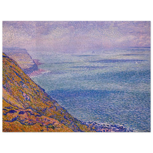 Theo van Rysselberghe  THE CAP GRIS NEZ 1900 Wood Print
