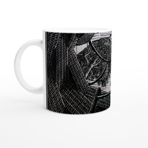 MC Escher - NEW YEAR S GREETING CARD Ceramic Mug