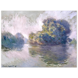 claude monet  Islands at PortVillez Aluminum Print