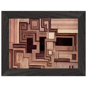 Frantisek Kupka  Two grays II Premium Wooden Framed Art Print / Poster