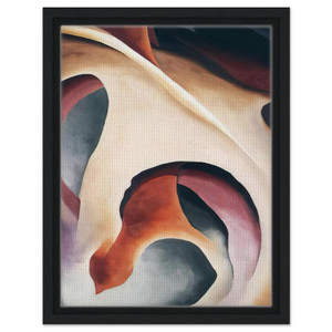 Georgia OKeeffe  Leaf Motif 2 Framed Canvas