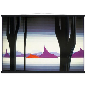 Eyvind Earle  Saguaro Museum-Quality Matte Paper Poster with Hanger