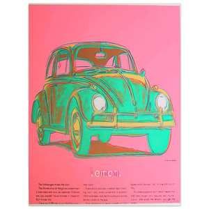 Andy Warhol  Volkswagen Aluminum Print