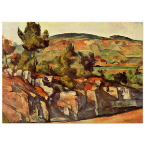 Paul Cezanne  Mountains in Provence Fine Art Poster / Art Print