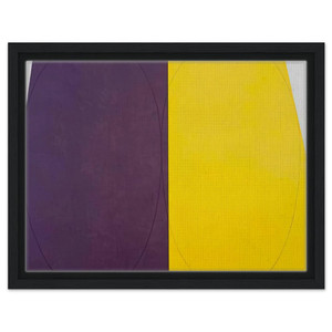 Robert Mangold  PLANE FIGURE SERIES D DOUBLE PANEL 1993 Framed Canvas