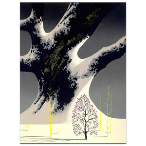 Eyvind Earle  Winter Oak Aluminum Print