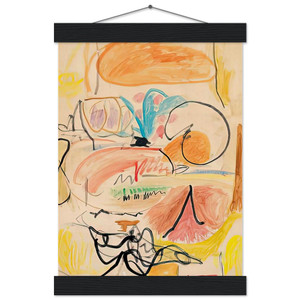 Helen Frankenthaler Window Shade No 1 1952 Matte Paper Poster with Hanger