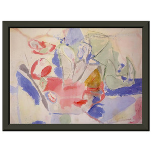 Frankenthaler Mountains and Sea 1952 Premium Metal Framed Art Print / Poster