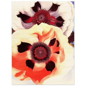 Eyvind Earle  POPPIES N2 Wood Print