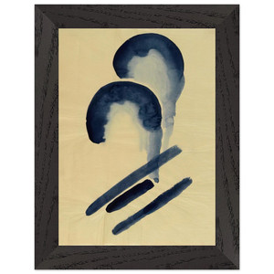 Georgia OKeeffe  Blue04 Premium Wooden Framed Art Print / Poster