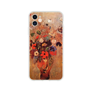Odilon Redon - VASE WITH FLOWERS AND BUTTERFLIES Flexi case