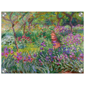 claude monet  The Iris Garden at Giverny Acrylic Print