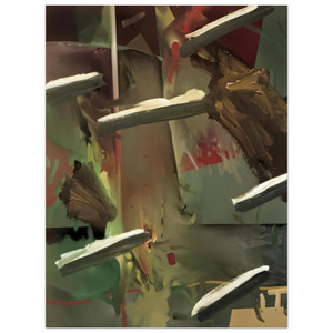 Gerhard Richter  ABSTRAKTES BILD ABSTRACT PAINTING 1976 Aluminum Print