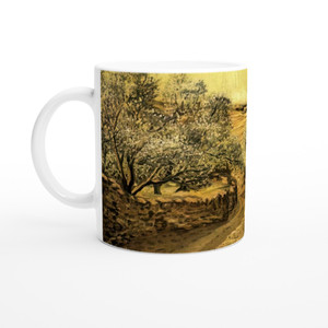 Salvador Dali - THE LANE TO PORT LLIGAT WITH VIEW OF CAP CREUS Ceramic Mug