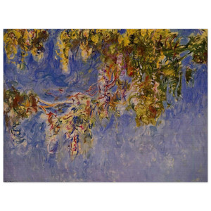 claude monet  Wisteria Wood Print