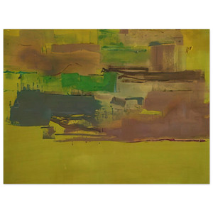 Helen Frankenthaler  August Deep  1978 Wood Print