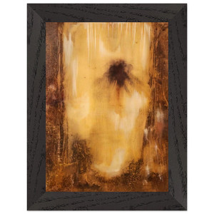 Paul Jenkins  Homage of Melville Premium Wooden Framed Art Print / Poster