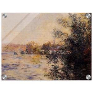 claude monet  Evening Effect of the Seine Acrylic Print