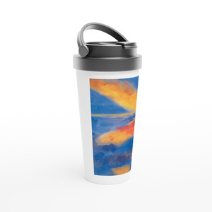 Emil Nolde - Sunrise at the sea Travel Mug