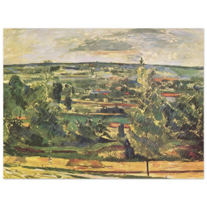 Paul Cezanne  Landscape of the Jas de Bouffan Aluminum Print