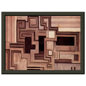 Frantisek Kupka  Two grays II Premium Metal Framed Art Print / Poster