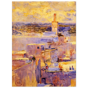 Theo van Rysselberghe  VIEW OF MEKNES MOROCCO Aluminum Print
