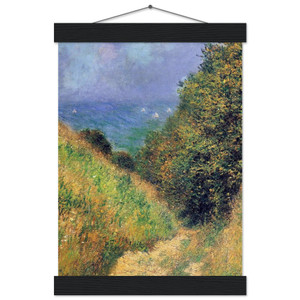 claude monet  Path at Pourville 02 Museum-Quality Matte Paper Poster with Hanger