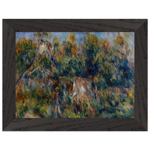 PierreAuguste Renoir Cagnes Stroll Premium Wooden Framed Art Print / Poster