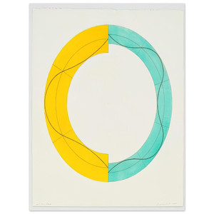 Robert Mangold  SPLIT RING IMAGE 2008 Aluminum Print