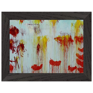Cy Twombly  Lepanto Part XI Premium Wooden Framed Art Print / Poster