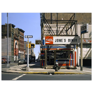 Richard Estes  JONES DINER 1979 Aluminum Print
