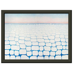 Georgia OKeeffe  Sky Above Clouds IV Premium Metal Framed Art Print / Poster