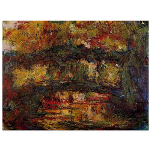 claude monet  The Japanese Bridge 4 Wood Print