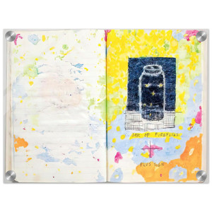 Paul Thek  Untitled Composition notebook detail  1977 Acrylic Print