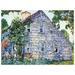 Childe Hassam  Old House East Hampton Aluminum Print
