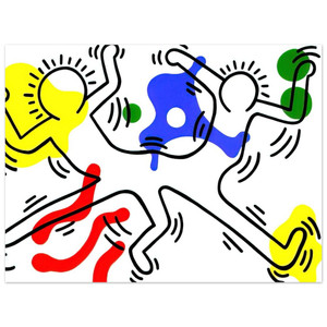 Keith Haring  UNTITLED 1986 N3 Aluminum Print
