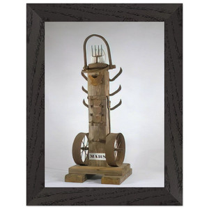 Robert Indiana  Mars Premium Wooden Framed Art Print / Poster