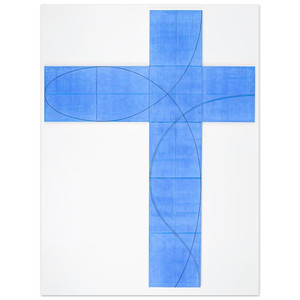 Robert Mangold  COLUMN STRUCTURE XXII 2008 Aluminum Print