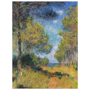 claude monet  Path at Varengeville Wood Print
