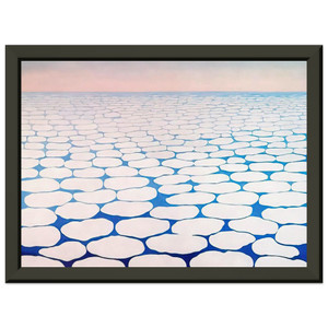Georgia OKeeffe  Sky above clouds III Premium Metal Framed Art Print / Poster