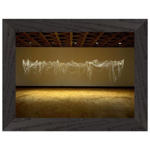 Eva Hesse  RIGHT AFTER 1969 Premium Wooden Framed Art Print / Poster